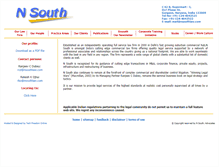 Tablet Screenshot of nsouthlaw.com